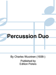 Percussion Duo Sheet Music by Charles Wuorinen