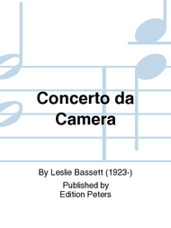 Concerto da camera Sheet Music by Leslie Bassett