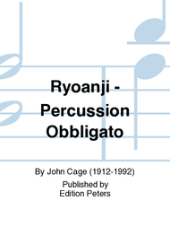 Ryoanji - Percussion Obbligato Sheet Music by John Cage