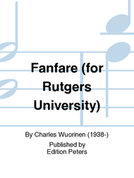 Fanfare (for Rutgers University) Sheet Music by Charles Wuorinen