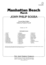Manhattan Beach Sheet Music by John Philip Sousa