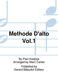 Methode D'Alto Vol.1 Sheet Music by Paul Hadjaje