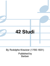 42 Studi Sheet Music by Rodolphe Kreutzer