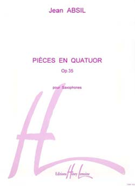 Pieces en quatuor Op. 35 Sheet Music by Jean Absil