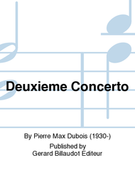 Deuxieme Concerto Sheet Music by Pierre Dubois