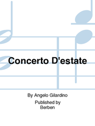Concerto D'Estate Sheet Music by Angelo Gilardino