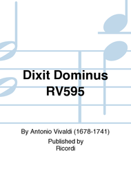Dixit Dominus RV595 Sheet Music by Michael Talbot