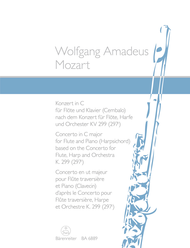 Concerto for Flute and Piano (Harpsichord) C major Sheet Music by Wolfgang Amadeus Mozart