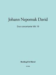 Duo concertante Wk 19 Sheet Music by Johann Nepomuk David