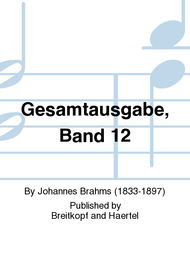 Complete Works Sheet Music by Johannes Brahms
