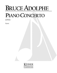 Piano Concerto Sheet Music by Bruce Adolphe