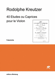 40 Etudes ou Caprices Sheet Music by Kreutzer