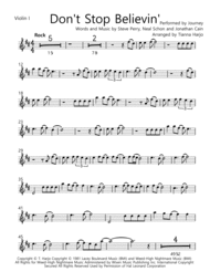 Don't Stop Believin' - String Quartet Sheet Music by Journey