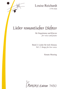 Lieder romantischer Dichter Vol. 2: Songs for Low Voice Sheet Music by Luise Reichardt