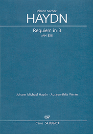 Requiem in B Sheet Music by Michael Haydn