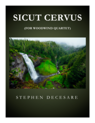 Sicut Cervus (for Woodwind Quartet) Sheet Music by Giovanni Pierluigi da Palestrina