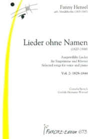 Lieder ohne Namen (1820-1844) - Volume 2: 1828-1844 Sheet Music by Fanny Cecile Mendelssohn