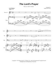 The Lord's Prayer (for Woodwind Quintet - Piano Accompaniment) Sheet Music by Albert Hay Malotte