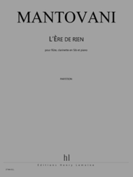L'Ere De Rien Sheet Music by Bruno Mantovani