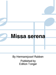 Missa serena Sheet Music by Hermannjosef Rubben