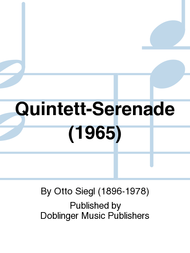 Quintett-Serenade (1965) Sheet Music by Otto Siegl