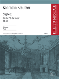 Septett Es-Dur op. 62 Sheet Music by Konradin Kreutzer