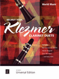 Klezmer Clarinet Duets Sheet Music by Abe Schwartz
