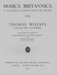 Collected Anthems Sheet Music by Thomas Weelkes