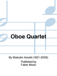 Oboe Quartet Sheet Music by Malcolm Arnold