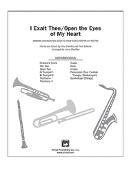 I Exalt Thee / Open the Eyes of My Heart Sheet Music by Larry Shackley