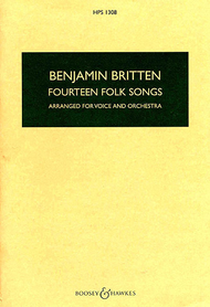 Fourteen Folk Songs Sheet Music by Benjamin Britten