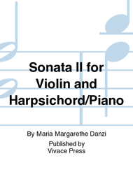 Sonata II for Violin and Harpsichord/Piano Sheet Music by Maria Margarethe Danzi