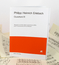 Overture III Sheet Music by Philipp Heinrich Erlebach