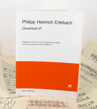 Overture VI Sheet Music by Philipp Heinrich Erlebach