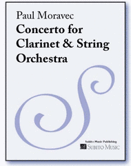 Concerto for Clarinet Sheet Music by Paul Moravec