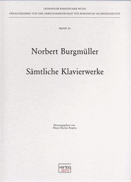 Samtliche Klavierwerke Sheet Music by Norbert Burgmuller