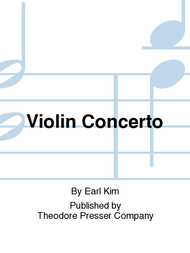 Violin Concerto Sheet Music by Earl Kim