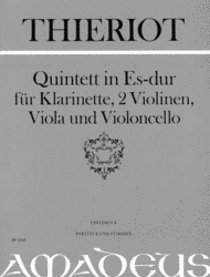 Quintet E flat Major Sheet Music by Ferdinand Thieriot
