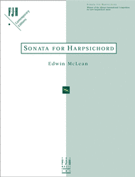 Sonata for Harpsichord Sheet Music by Edwin Mclean