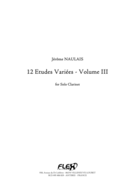 12 Etudes Variees Sheet Music by Jerome Naulais