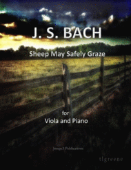 Bach: Sheep May Safely Graze for Viola & Piano Sheet Music by Johann Sebastian Bach