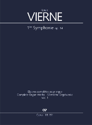 Symphonie Nr. 1 in d Sheet Music by Louis Vierne