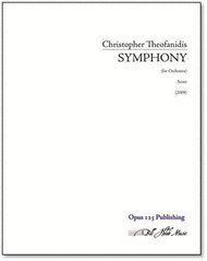 Symphony (study score) Sheet Music by Christopher Theofanidis