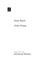 Violin Phase Sheet Music by Steve Reich
