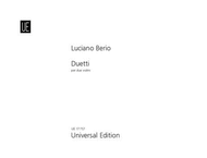 Duetti per due Violini Sheet Music by Luciano Berio