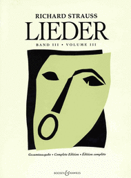 Lieder - Volume 3 Sheet Music by Richard Strauss