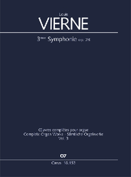 Symphonie Nr. 3 in fis Sheet Music by Louis Vierne