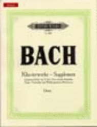 Keyboard Works - Supplementary Volume Sheet Music by Johann Sebastian Bach