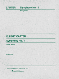 Symphony No. 1 Sheet Music by Elliott Carter