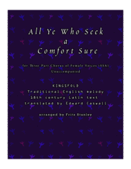 All Ye Who Seek a Comfort Sure - SSA A Cappella Sheet Music by KINGSFOLD